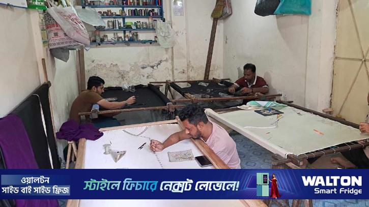 সুই-সুতায় টিকে থাকার লড়াই 