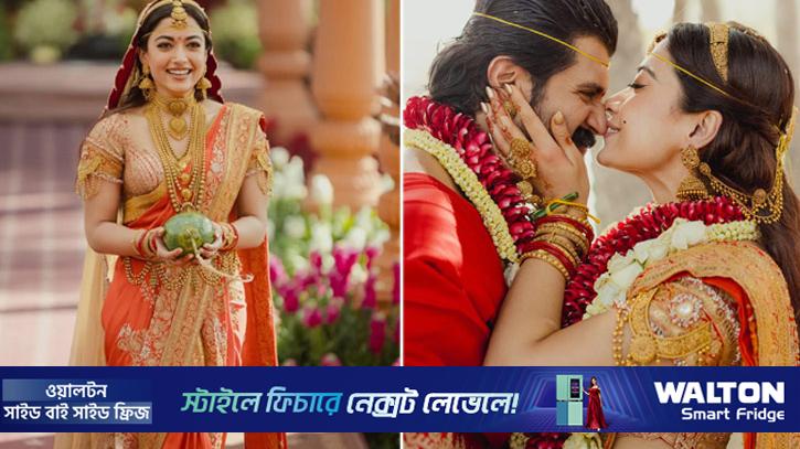 ছবিতে রাশমিকা-বিজয়ের বিয়ের নানা মুহূর্ত