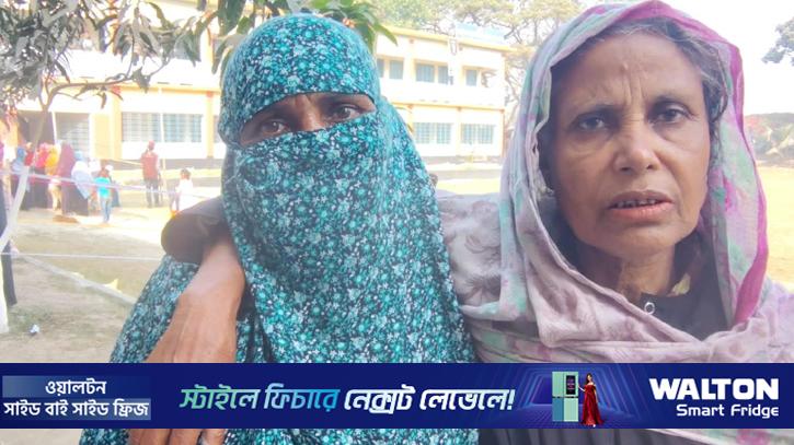 হার্টে ছিদ্র নিয়েও কেন্দ্রে এলেন মনোয়ারা বেগম