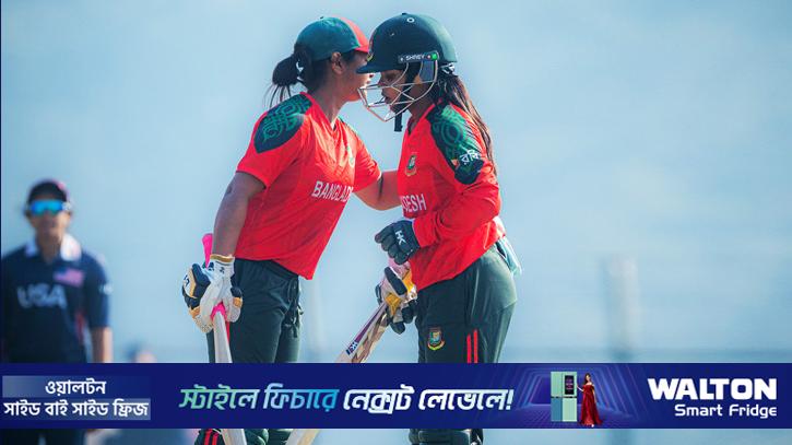 যুক্তরাষ্ট্রকে হারিয়ে বাংলাদেশের দারুণ সূচনা