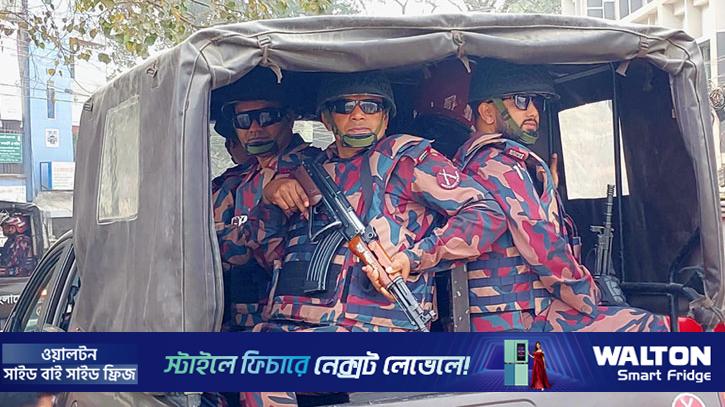 বগুড়ায় ২৪ প্লাটুন বিজিবি মোতায়েন
