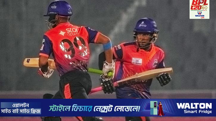 মুশফিক-শান্তর ব্যাটে রাজশাহীর লড়াকু পুঁজি