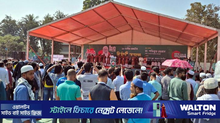 গাজীপুরে ১১ দলীয় জোটের মঞ্চ প্রস্তুত, জড়ো হচ্ছেন নেতা-কর্মীরা