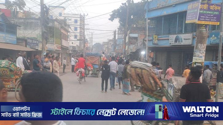 গফরগাঁওয়ে বিএনপি ও বিদ্রোহী প্রার্থীর সমর্থকদের সংঘর্ষ, গুলি