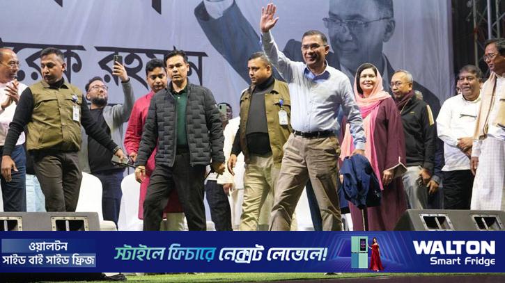 ভাষানটেকে সমাবেশে তারেক রহমান (ফটো স্টোরি)