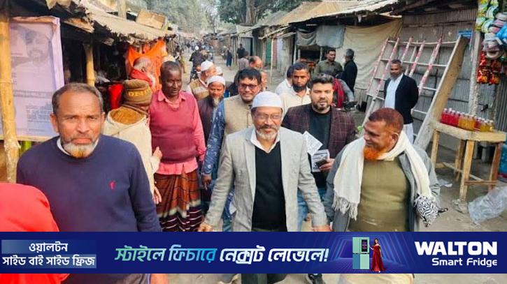 সৈয়দপুরে বাংলার পাশাপাশি উর্দুতে ভোট প্রার্থনা