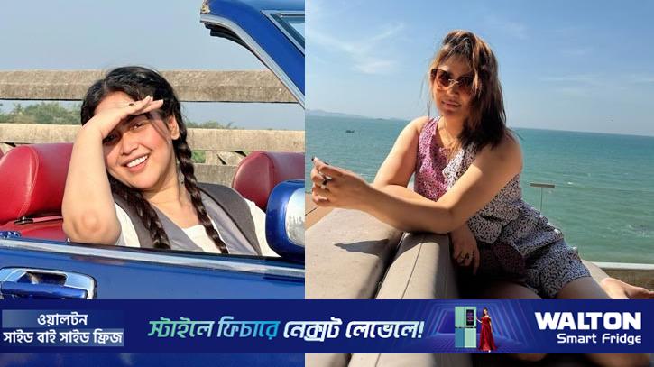 পাতায়া বিচে উত্তাপ ছড়াচ্ছেন ভাবনা