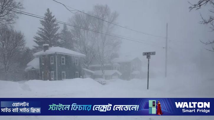 তুষারঝড়ে বিপর্যস্ত যুক্তরাষ্ট্র, ৮ হাজারেরও বেশি ফ্লাইট বাতিল