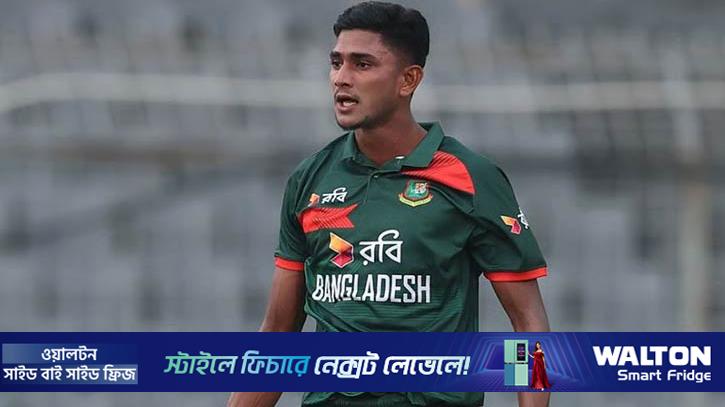 আচরণবিধি ভাঙায় আইসিসির তিরস্কারের মুখে নাহিদ রানা