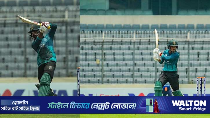 তাওহীদের সেঞ্চুরির পর হাবিবুর-ঝড়, খরুচে নাহিদ-তাসকিন