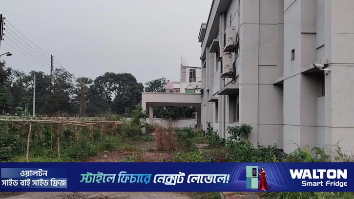 ১৮ কোটি টাকার হাসপাতাল অকেজো, চত্বরে হচ্ছে সবজি চাষ