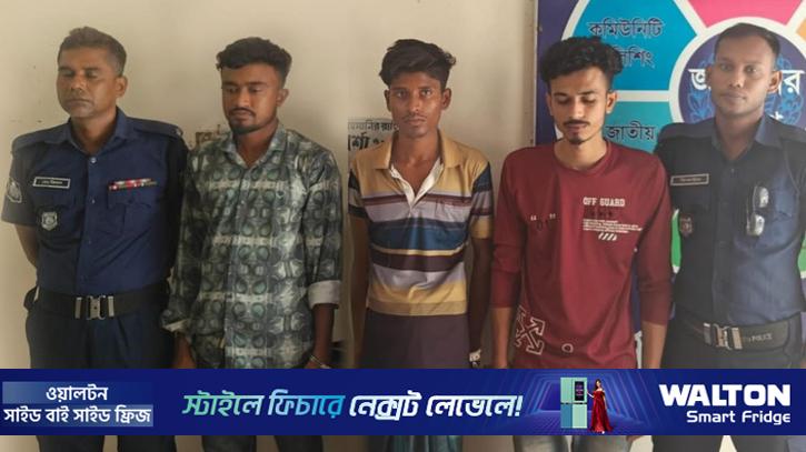 শার্শায় গণধর্ষণ মামলার তিন আসামি দুই ঘণ্টার মধ্যে গ্রেপ্তার