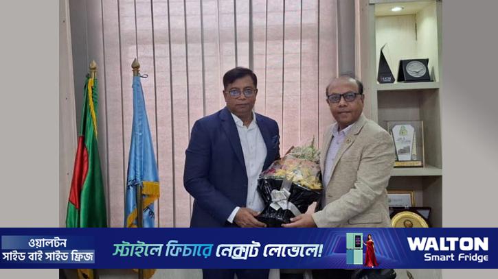 ইউজিসি চেয়ারম্যানের সঙ্গে নোবিপ্রবি উপাচার্যের সাক্ষাৎ