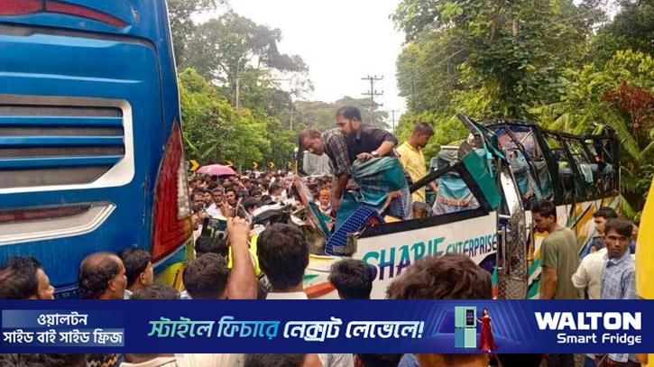 কক্সবাজারে ২ বাসের মুখোমুখি সংঘর্ষ, নিহত ২