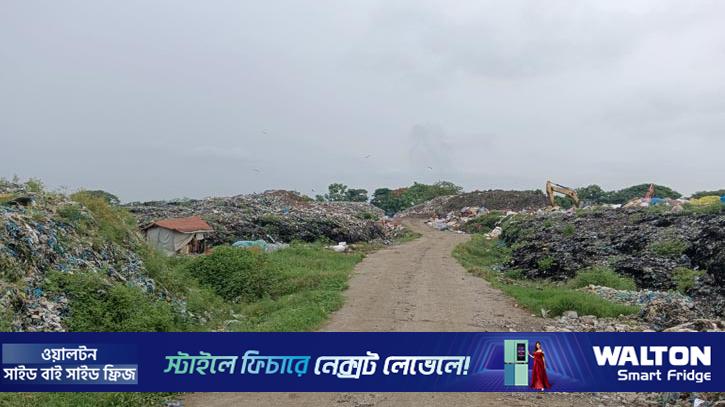 বর্জ্য থেকে সম্পদের স্বপ্ন, ডাম্পিংয়ে সিলেটে বাড়ছে ময়লার পাহাড়