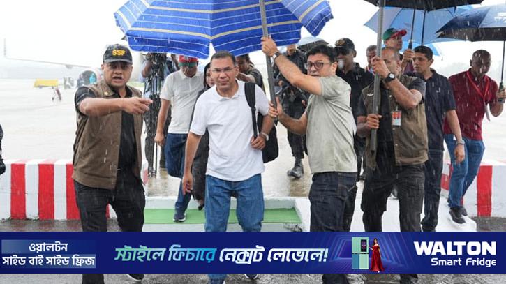 বৃষ্টি উপেক্ষা করে তারেক রহমানকে স্বাগত জানাল কক্সবাজারবাসী