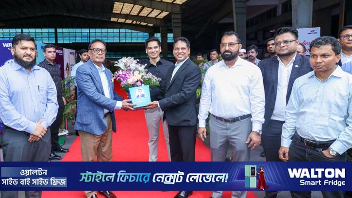 ওয়ালটন হেডকোয়ার্টার্স পরিদর্শনে তথ্য প্রযুক্তিমন্ত্রী ও প্রধানমন্ত্রীর আইসিটি উপদেষ্টা