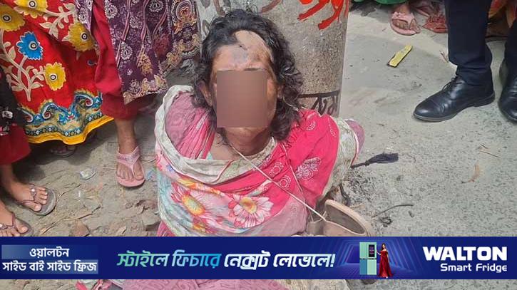 চুল কেটে জুতার মালা পরিয়ে বেঁধে নারীকে নির্যাতন 