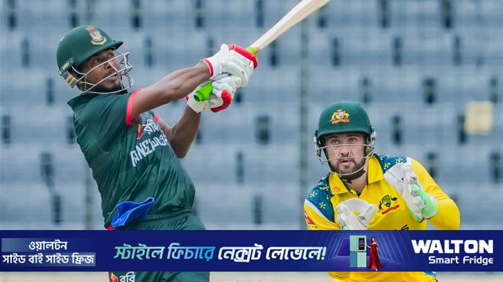 প্রত‌্যাবর্তনের গল্প লেখা অনন‌্য মোসাদ্দেকে অস্ট্রেলিয়া বধ