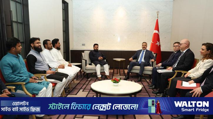 তুরস্কের পররাষ্ট্রমন্ত্রীর সঙ্গে এনসিপি প্রতিনিধিদলের বৈঠক