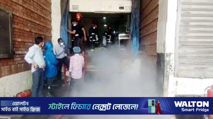 বিডি ফুড কোল্ড স্টোরেজে অগ্নিকাণ্ড: ১০০০ টন হিমায়িত চিংড়ি ক্ষতির আশঙ্কা