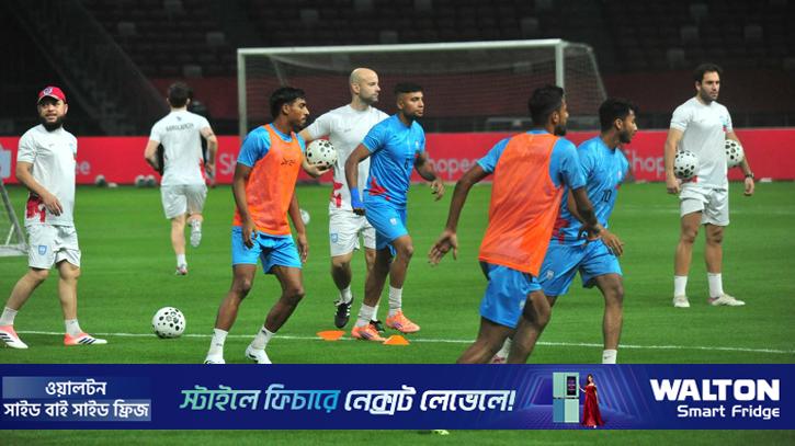 এশিয়ান কাপ বাছাইপর্ব: প্রথমার্ধ শেষে বাংলাদেশ ০, সিঙ্গাপুর ১