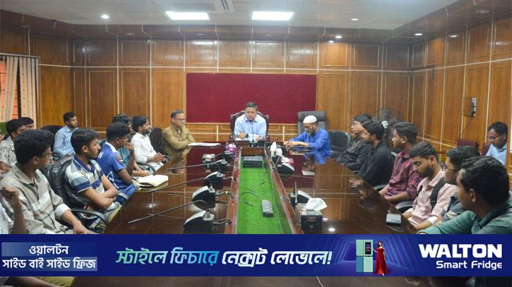 বেরোবি জনসংযোগ পরিচালকের সাথে মতবিনিময় সভা