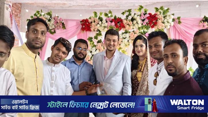 বিয়েতে ডিজেল উপহার পেলেন নেতা