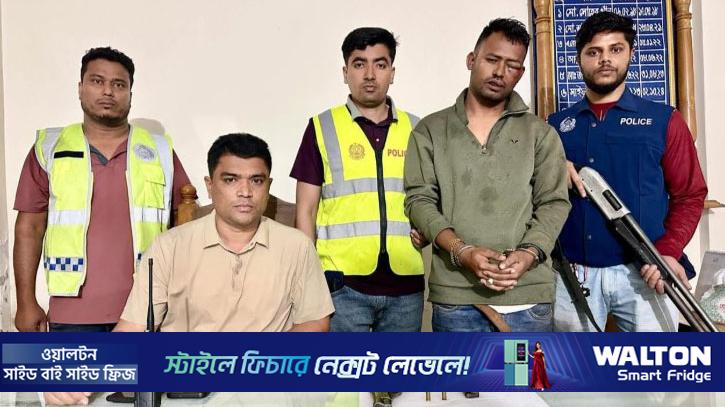 সোনারগাঁয়ে পিস্তল-গুলিসহ যুবক আটক
