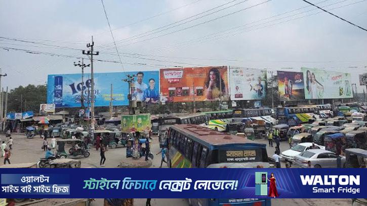 ঢাকা-ময়মনসিংহ মহাসড়কে ১৫ স্থানে যানজটের শঙ্কা