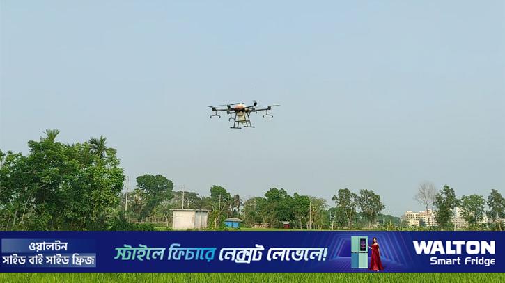 যবিপ্রবির গবেষণায় ড্রোন প্রযুক্তিতে ন্যানো সার প্রয়োগ