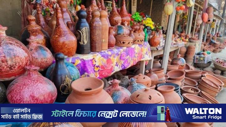 বৈশাখের উৎসবে মৃৎশিল্পে নতুন প্রাণ