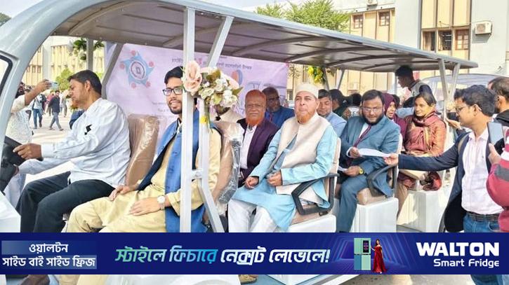 চালুর ৪ মাসেই বন্ধ রাবির ই-কার সেবা, ফের চালুর আশ্বাস