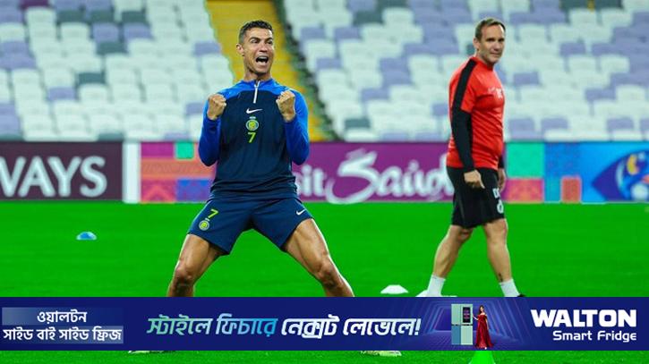 চোট কাটিয়ে ফিরছেন রোনালদো, শুরুর একাদশেই দেখার ইঙ্গিত কোচের