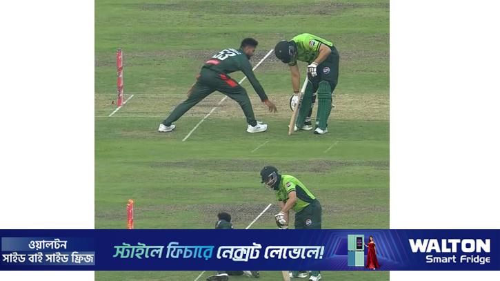 সালমানের বোকামির পর মিরাজের চতুরতায় ‘অদ্ভুত’ রান আউট