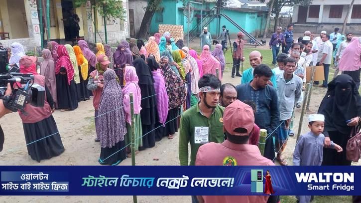 শেরপুর-৩: নারী ভোটরদের উপস্থিতি বেশি