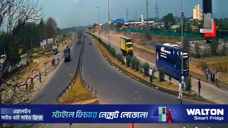 সিরাজগঞ্জ মহাসড়কে যান চলাচল স্বাভাবিক