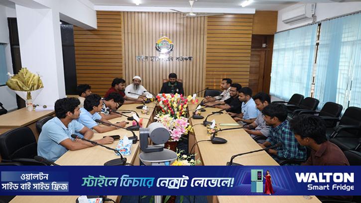 শাবিপ্রবি উপাচার্যের সাথে প্রেসক্লাবের সদস্যদের সৌজন্য সাক্ষাৎ