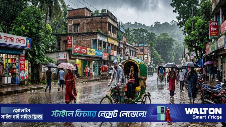 সিলেটে তিন ঘণ্টায় ৭৯ মিলিমিটার বৃষ্টিপাত