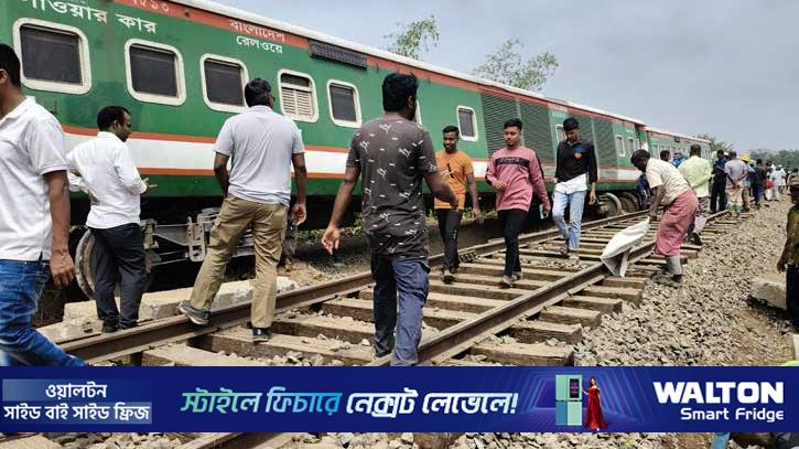 বগুড়ায় ২২ ঘণ্টা পর ট্রেন চলাচল স্বাভাবিক 