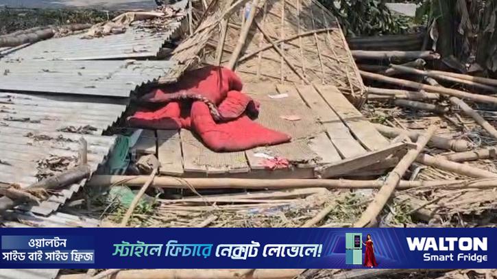 ঝড়ে ভেঙে পড়ল দোকানঘর, বৃদ্ধের মৃত্যু