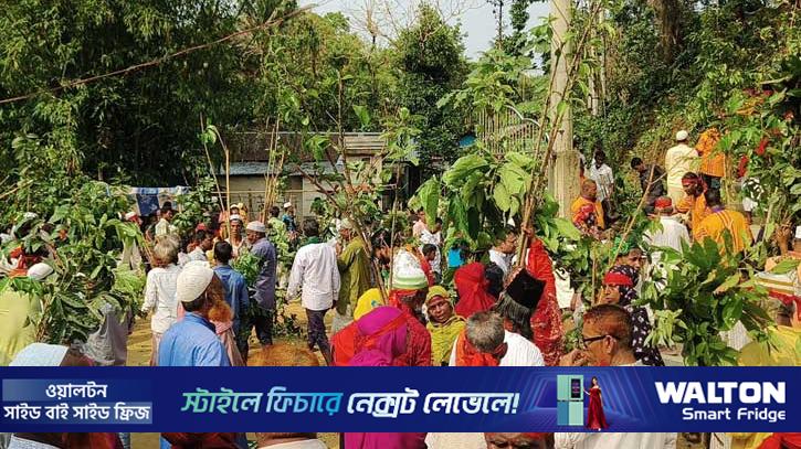 সিলেটে ঐতিহ্যবাহী ‘লাকড়ি তোড়া’ উৎসব উদযাপন 