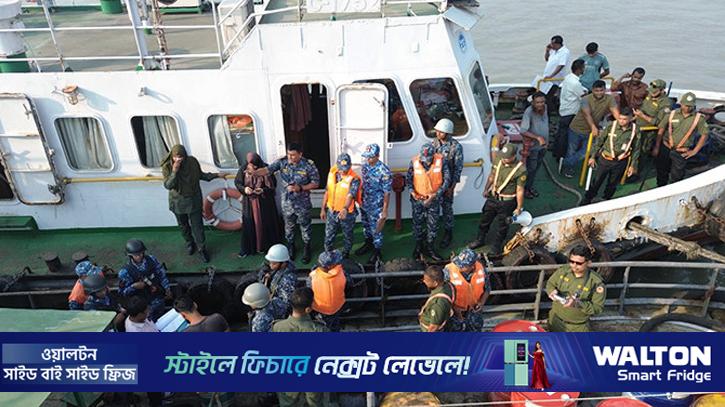 ট্যাংকার জাহাজে মজুত ৩৭ হাজার লিটার ডিজেল জব্দ