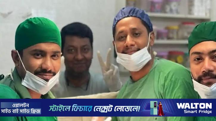 নারীর পেট থেকে ৮ কেজি ওজনের টিউমার অপসারণ