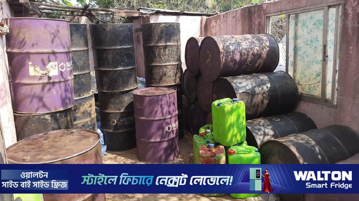 মজুত করে রাখা হয়েছিল ৬ টন ডিজেল
