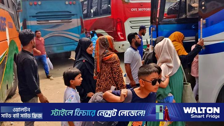 ঈদযাত্রায় অতিরিক্ত ভাড়া নেওয়া হচ্ছে না 