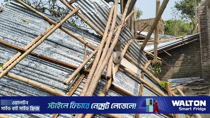 চুয়াডাঙ্গায় ঝড়ে একজন নিহত, আহত ৪