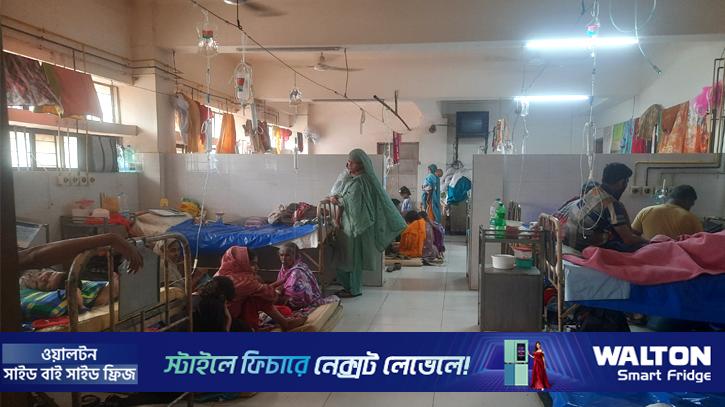 হাম রোগী বাড়ছে, ১০০ শয্যা হাসপাতালে দেড়শ ভর্তি