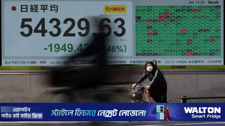 মধ্যপ্রাচ্যে সংঘাতের জেরে এশীয় শেয়ারবাজারে ধস