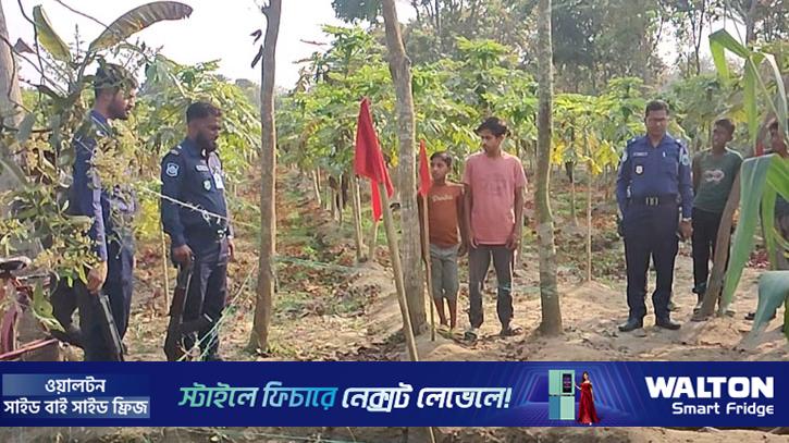 কৃষিজমিতে ৭ ল্যান্ডমাইন, ১০ দিন ধরে পাহারায় পুলিশ 